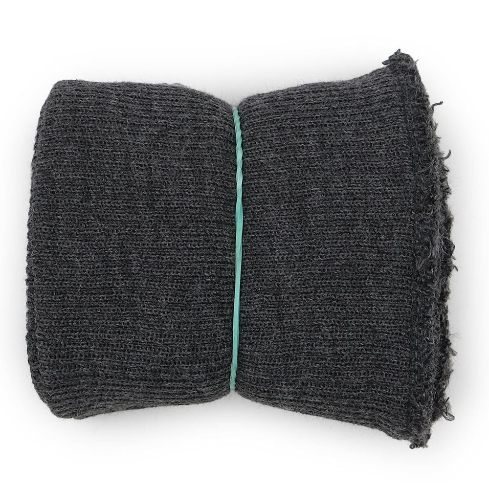 Подвяз (довяз) трикотажный с манжетами (комплект): подвяз 10.0х40.5 см, 2 манжета 7х10 см, тонкие, 373/м антрацит