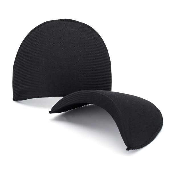 Плечевые накладки (подплечники) втачные 110х170х16 мм, из твердого поролона, обшитые, чёрный, ВТТМ-16, 10 пар