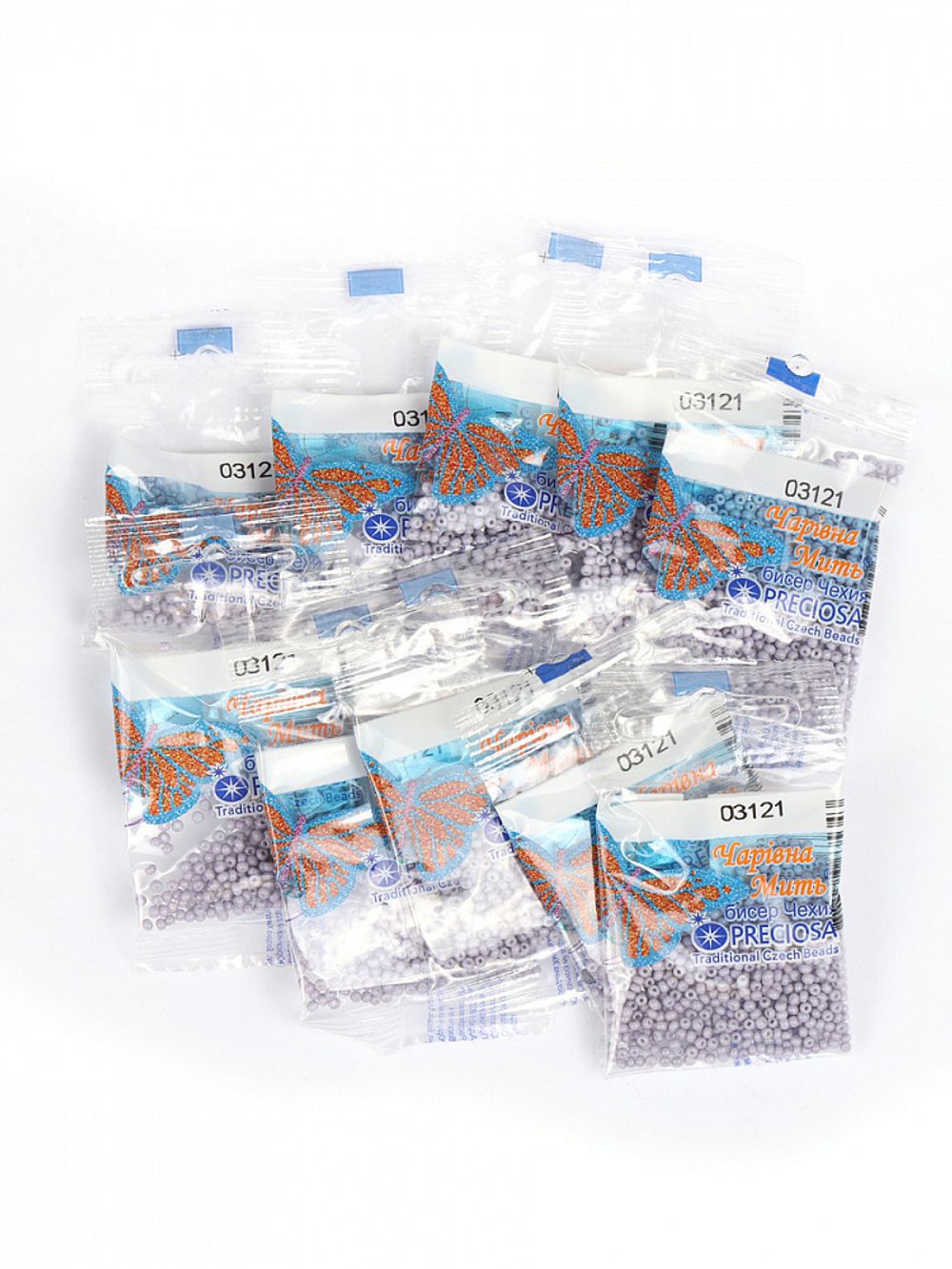 Бисер Preciosa 10/0 (2.3 мм), 50 г (10х5 г), цв. 03121
