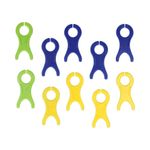 Бобины для намотки ниток 6 см, 10 шт, ассорти, Gamma WPR-10