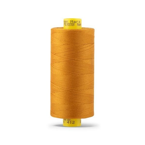 Нитка универсальная Gutermann Mara 120/2, 1000 м, 700207, 412 охра, 1 шт