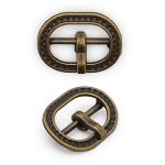 Пряжка ременная металл 10 мм, 10 шт, бронза НР9229