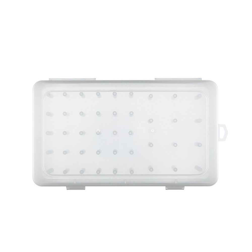 Органайзер для хранения ниток ОМ-042/1 пластик 23.5х13.5х6.5 см, голубой/прозрачный, Gamma ОМ-042/1