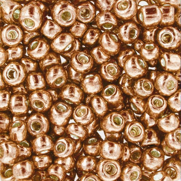 Бисер Zlatka 11/0 (2.1 мм), 100 г (10х10 г), №0562 медный, GR