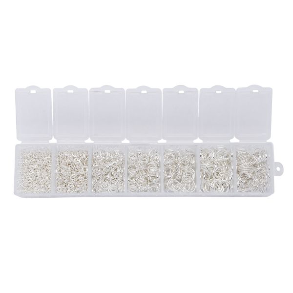 Набор соединительных колец, серебро, Astra&Craft, NIT014