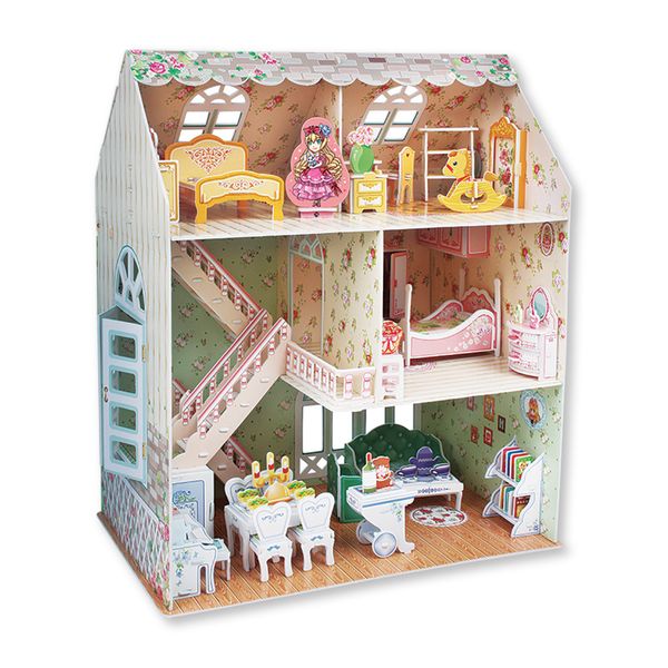 Пазл серия Кукольные домики DLH-004, Домик мечты, Rezark DLH-004