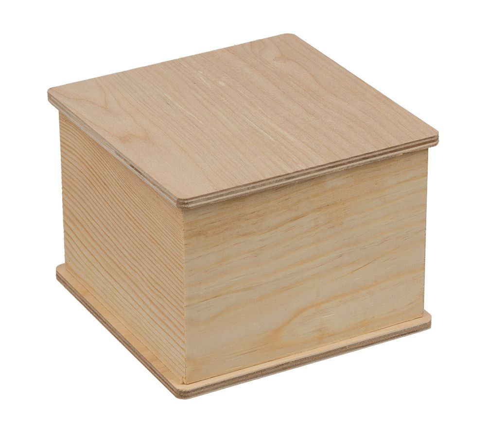 Заготовка деревянная Шкатулка, сосна, 15х15х11 см, ВД-870 Mr.Carving