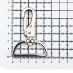 Карабин металл 38.0 мм (62х45 мм), никель, 4 шт