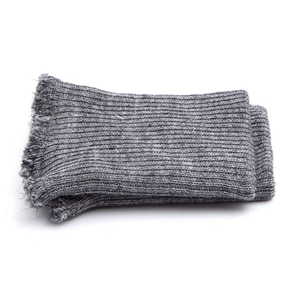 Манжеты трикотажные 6.5х9.5 см, 1 пара, тонкие, 161/м св.маренго