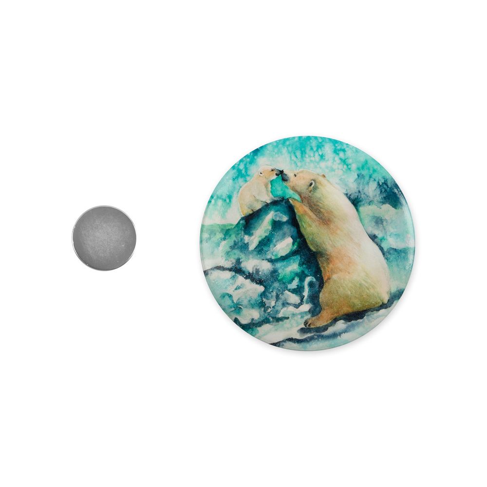 Игольница магнитная 5.6 см, №06 Полярные мишки, Gamma BEM