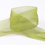 Лента капроновая (органза) 50.0 мм / 22.8±1 метра, 073 т. оливковый, Blitz OR-50