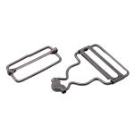 Застежка для комбинезона 40 мм, ушко 62х44 мм, 20 шт, чер.никель