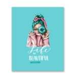 Бизнес-блокнот, матовая ламинация + выборочный лак, A5+ 64 л. 18 шт, клетка, Ты лучшая 000388, Светоч 64ББТ5_4_5_1