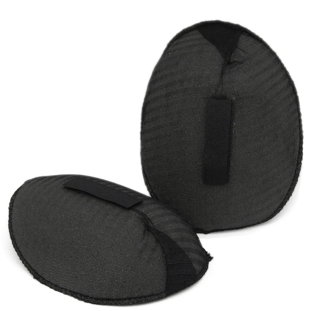 Плечевые накладки (подплечники) реглан на липучке 105х145х13 мм, РК-13/А, черный, 1 пара