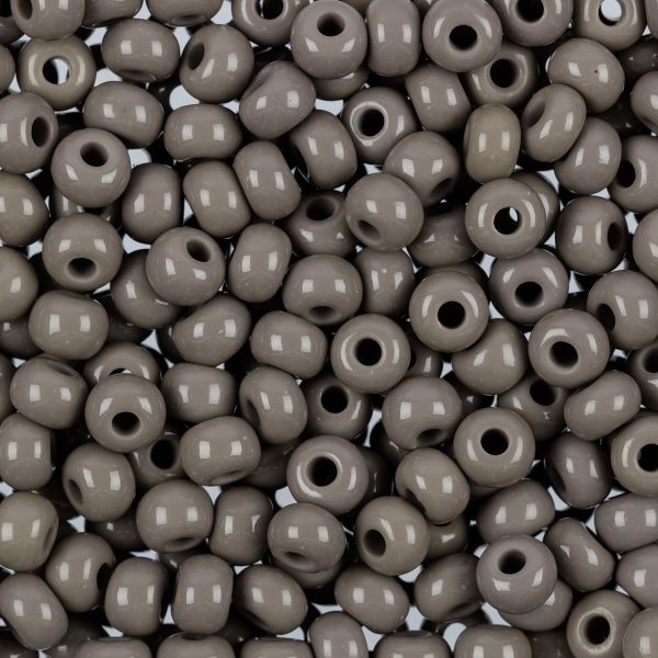 Бисер Preciosa 3/0 (5.5 мм), 50 г, 43020 серый, 311-19001