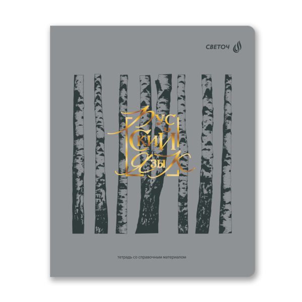 Комплект тетрадей со справочными материалами Архивариус, пластик.обл. 320мкм с тис.золот.фольгой. A5 48 л. 12 шт на скобе 65 г/м², белизна 100% 1 шт клетка/линия, 01889 12 предметов, Светоч Т300