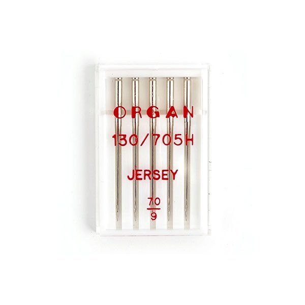 Иглы для швейных машин для джерси 130/705 H, №70, 5 игл, ORGAN
