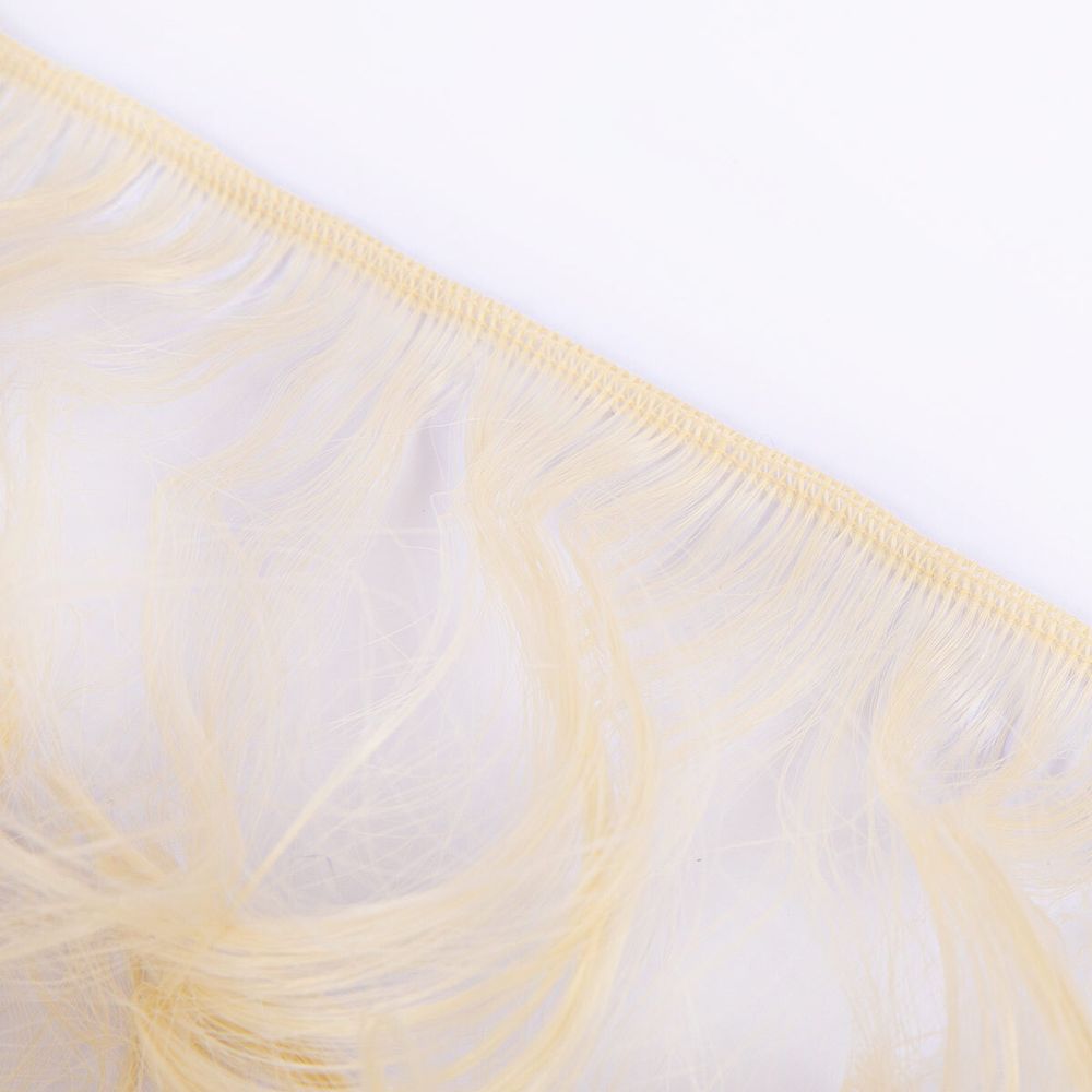 Трессы для кукол 15 см, 100 см, 38 г, 01 св.пшеничный, HobbyBe HAR-4