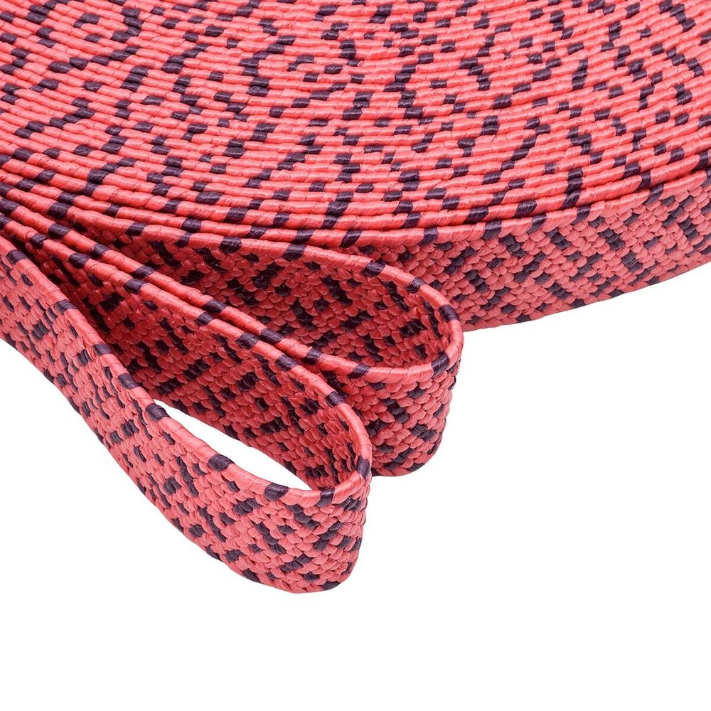 Стропа (ременная лента) 40 мм / 45.72 метра, [48.20 г/пог.м], с принтом эластичная, ZH837 красный/черный, 3Al294