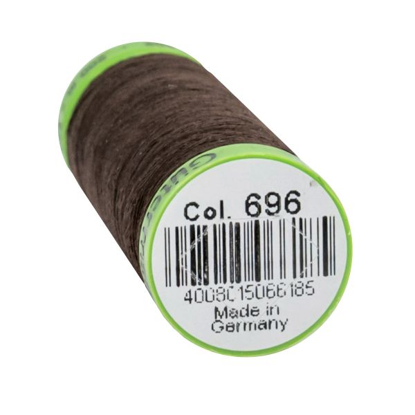 Нитки для тонких тканей Gutermann Extra Fine 150, 200м, 696 т.шоколад, 5 катушек