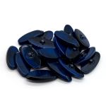 Пуговицы на ножке 72L (46мм), пластик, 3.01-416-46 черно-синий, 20 шт