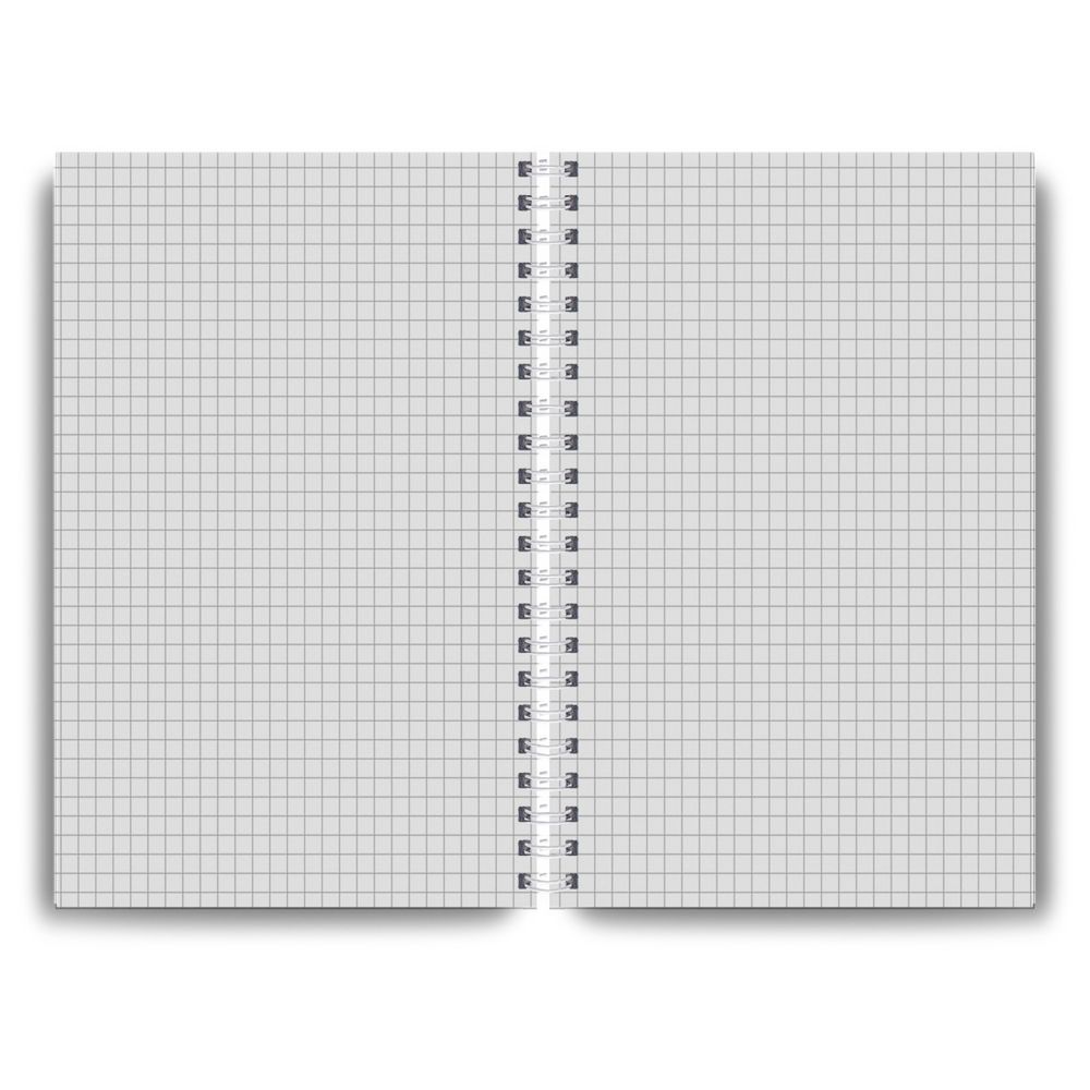 Тетрадь общая с пластиковой обложкой, тиснение серебряной фольгой, 500 мкр, A4 80 л. на гребне 65 г/м², белизна 100 %, 4 шт, клетка, 01034 Золотая, Светоч 80Т27