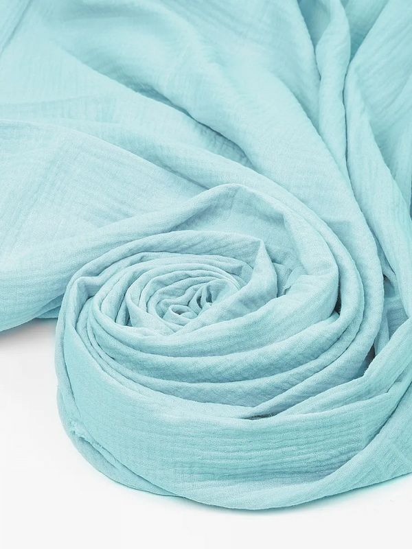 Муслин 125 г/м², 130 см / 2 метра, TBY.Mus.24723.30.2, цв.30 мята