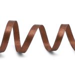 Лента атласная 1-сторонняя 6.0 мм / 27.4±2 метров, 6202, т.коричневый 8135/ т.коричневый 078, Globus