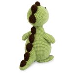 Набор для вязания игрушки Храбрый динозаврик 18 см, Miadolla AMG-0108