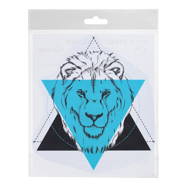 Термотрансфер, 1 шт, М-319 лев 20х18.2 см, Gamma M №03