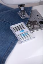 Иглы для бытовых швейных машин для джинсы №120, 5 шт, М, Gamma NJ №120