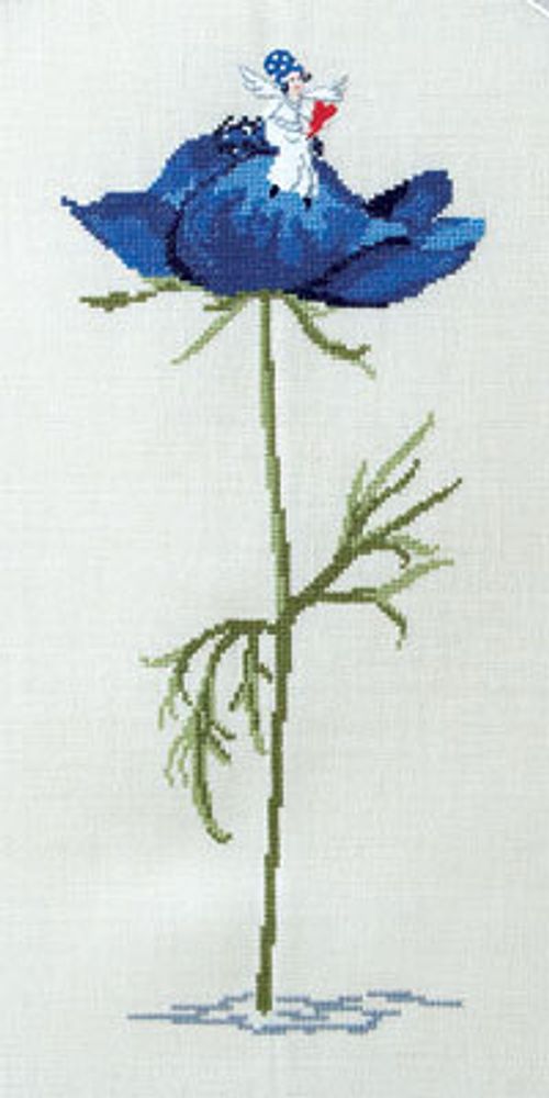 Набор для вышивания &quot;Голубой цветок&quot; 35*16см, Acufactum Ute Menze, 2585