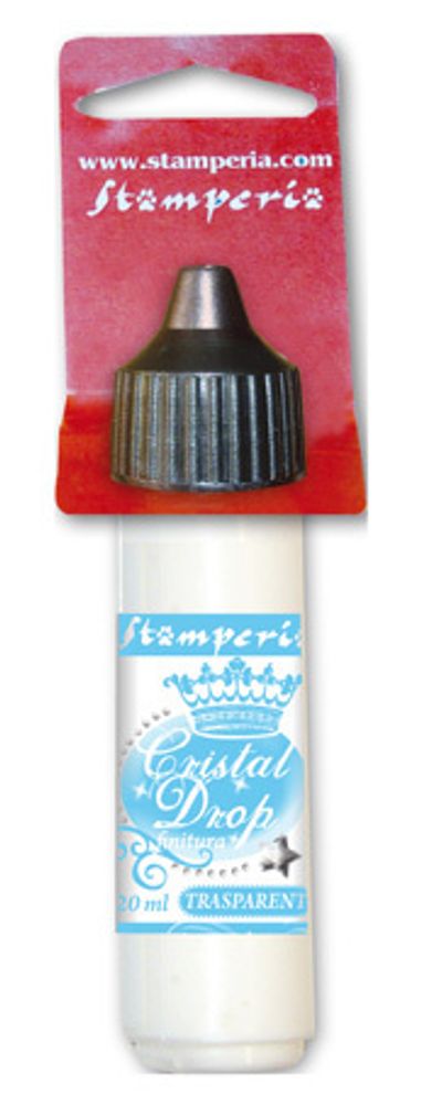 Лак для финишного покрытия Cristal Drop с эффектом Перламутра в мини-упаковке, Stamperia