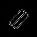 Рамки-регуляторы для бюстгальтера пластик 23.0 мм, прозрачный, 100 шт