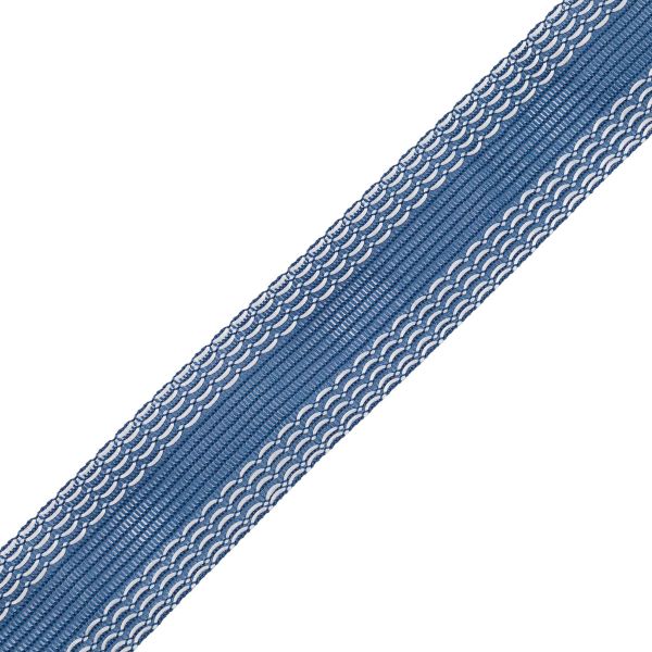 Лента термоклеевая для подшива брюк и штор 25 мм / 50 метров, синий