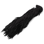 Шнурки плоские с металлическим наконечником 10.0 мм / 100см, 100 шт/упак (черный), 6220-0134