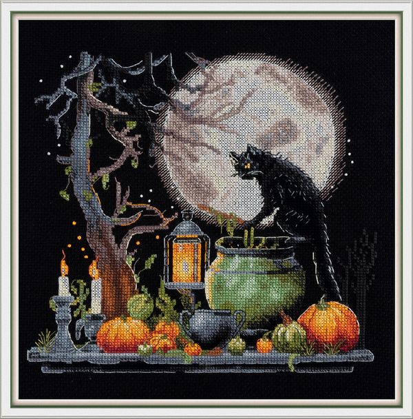 Набор для вышивания нитками Klart 8-576, Приворотное зелье, 20х20 см