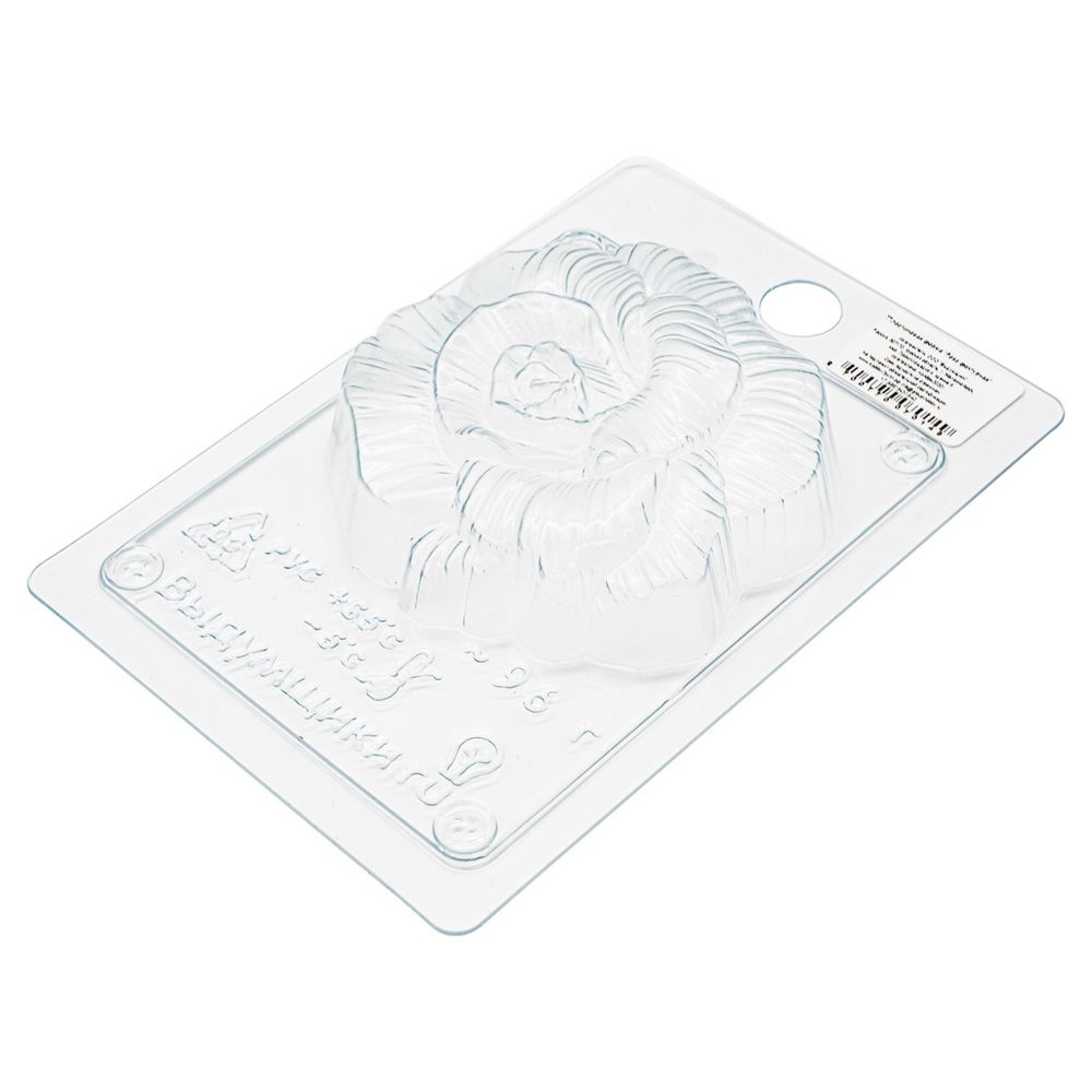 Пластиковая форма, Роза фактурная