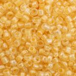 Бисер Astra&Craft 11/0 (2.1 мм), 200 г (10х20 г), цв. 2215 желтый/прозрачный с цветным центром, глянцевый