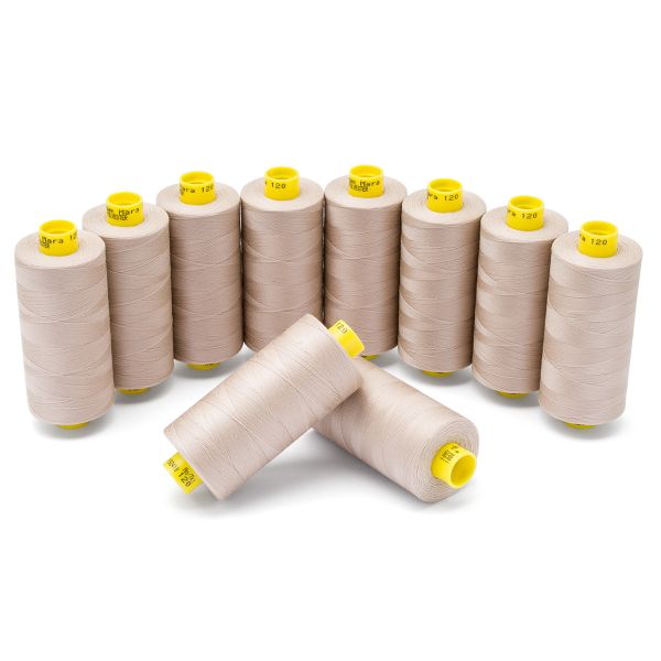 Нитка универсальная Gutermann Mara 120/2, 1000 м, 700207, 198 бежевый, 1 шт