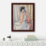 Алмазная (кристальная) мозаика Фрея, Невеста в белоснежном платье, 30х40 см