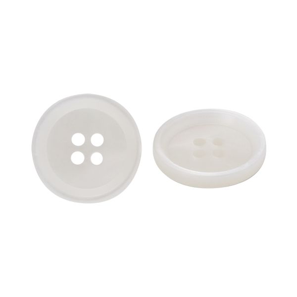 Пуговица 4 прокола 28L = 18 мм, пластик, col.A молочный, CN2868, 72 шт
