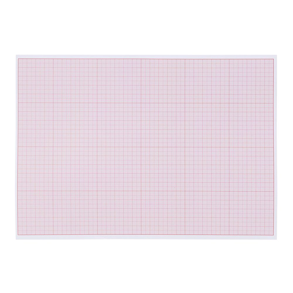 Бумага масштабно-координатная 80 г/м², А4 Маджента, 20 листов