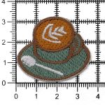 Термоаппликация Кофе, 3.6х3см, Hobby&Pro