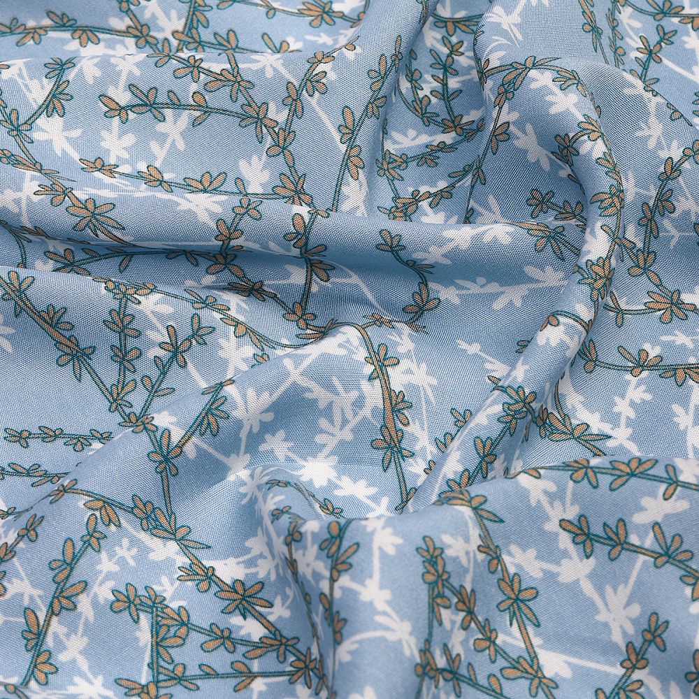 Штапель 90 г/м², 145 см / 25 метров, TBY Vi-E1326-3 цв.E1326-3