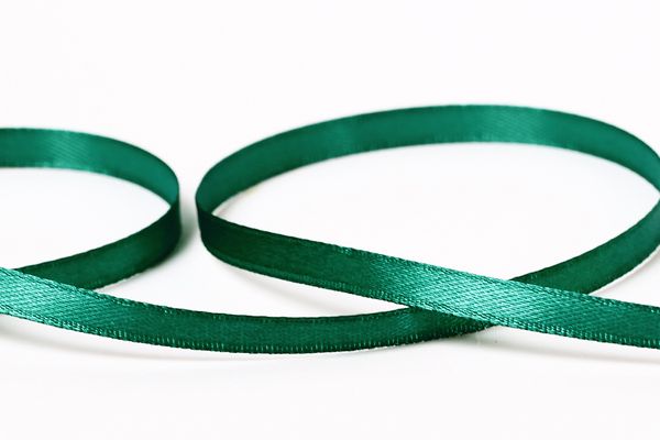 Лента атласная 1-сторонняя 6.0 мм / 33±2 метра, 016 изумруд, Gamma