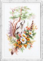 Набор для вышивания нитками Чудесная игла, Дух летнего леса 17х27 см