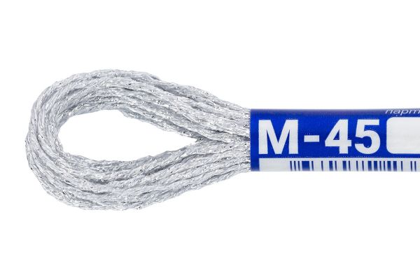 Мулине Gamma полиэстер 100%, цв.М-45 жемчужный, 12 мотков по 6 метров