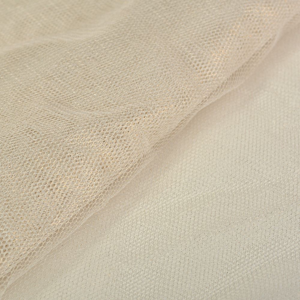 Фатин перламутровый 150 см / 15 метров, T538-96, цв.бежевый