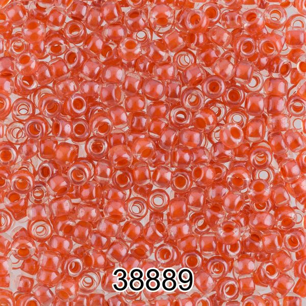 Бисер Preciosa 10/0 (2.3 мм), 500 г, 38889 (Ф530) оранжевый